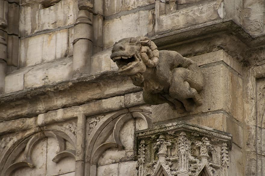 Gargoyle, Church, Religion, Europe, christianity, architecture, famous place, history, sculpture, cultures, statue