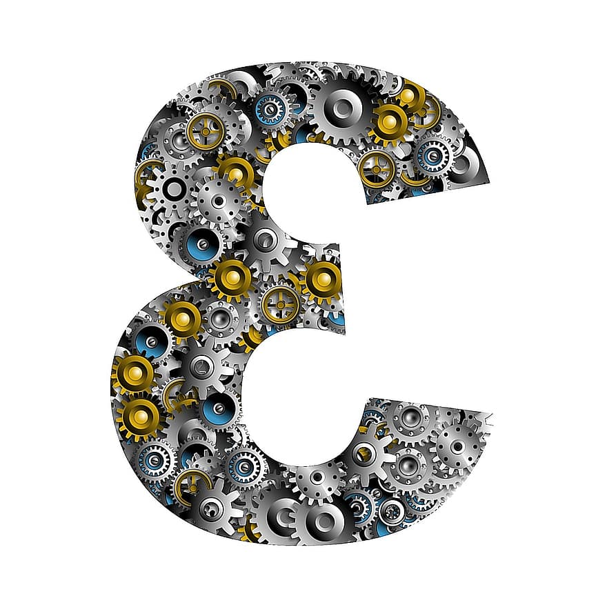 Gears, Numbers, Three, 3, Engineering, Mechanical, Technology, Creativity