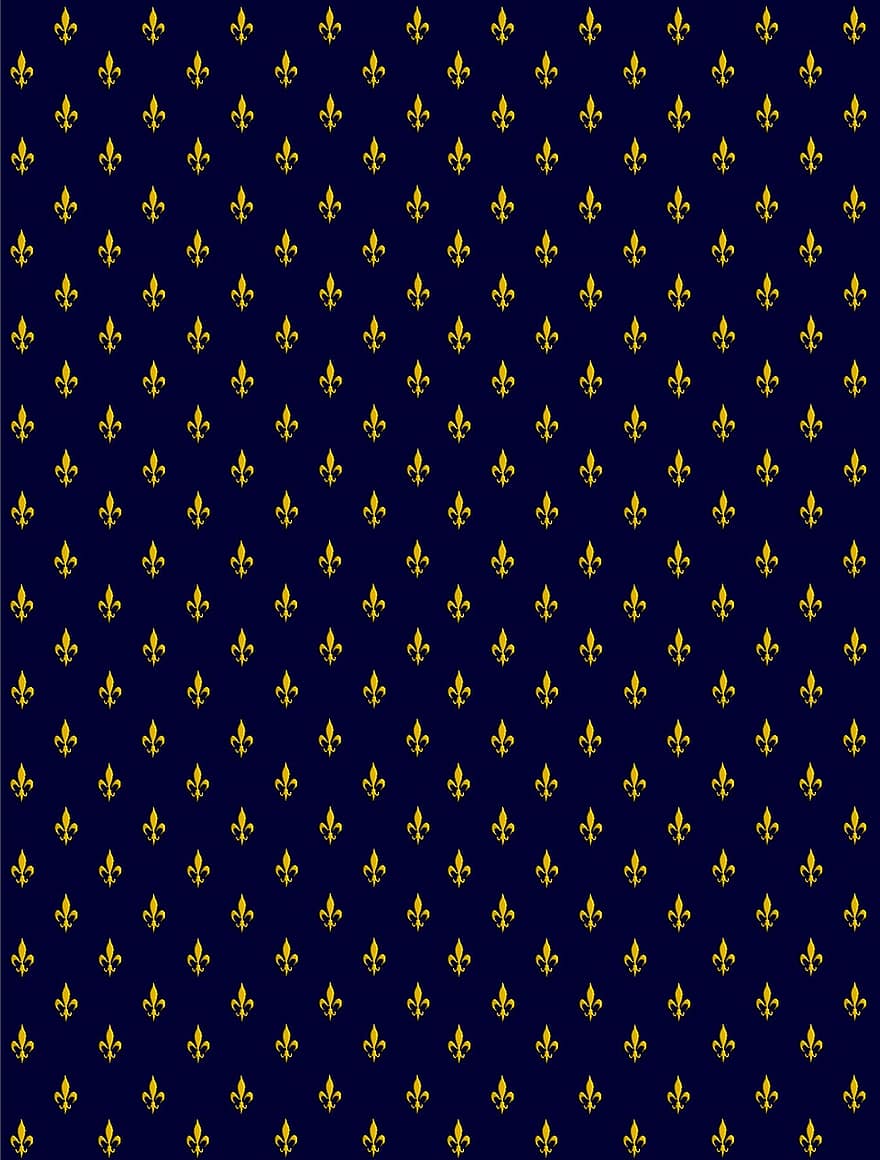 текстура, шаблон, фон, изображение на заднем плане, плитка, Лили, синий, blautöne, золото, обои на стену, оберточная бумага