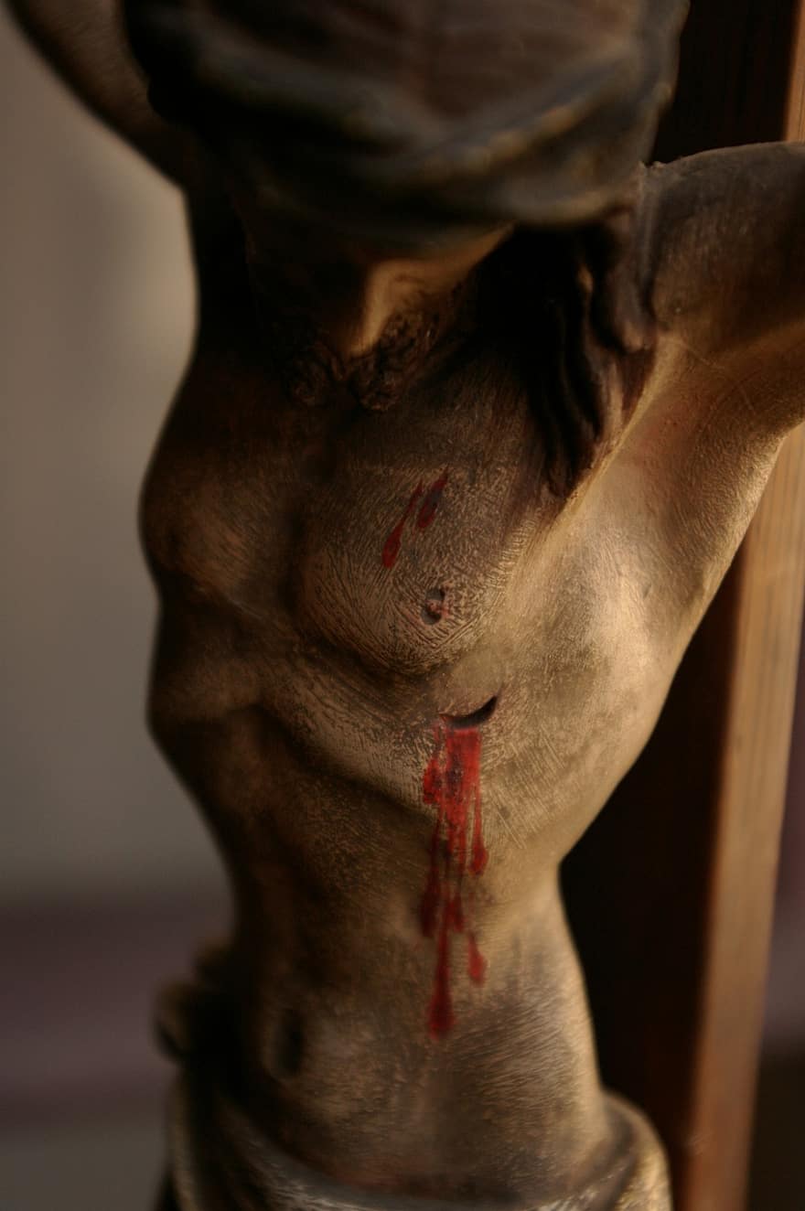 Jėzus Kristus, Nukryžiavimo skulptūra, kirsti, nukryžiavimo statula, skulptūra