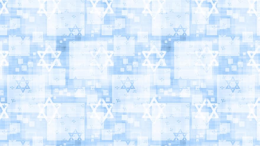 digitalt papir, star of david, mønster, magen david, jødedom, bar mitzvah, sabbat, ferie, jødisk, symbol, blå