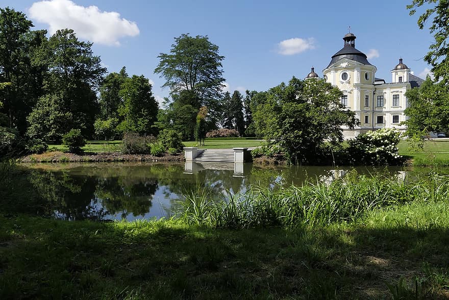 Kastil, Republik Ceko, kolam, danau