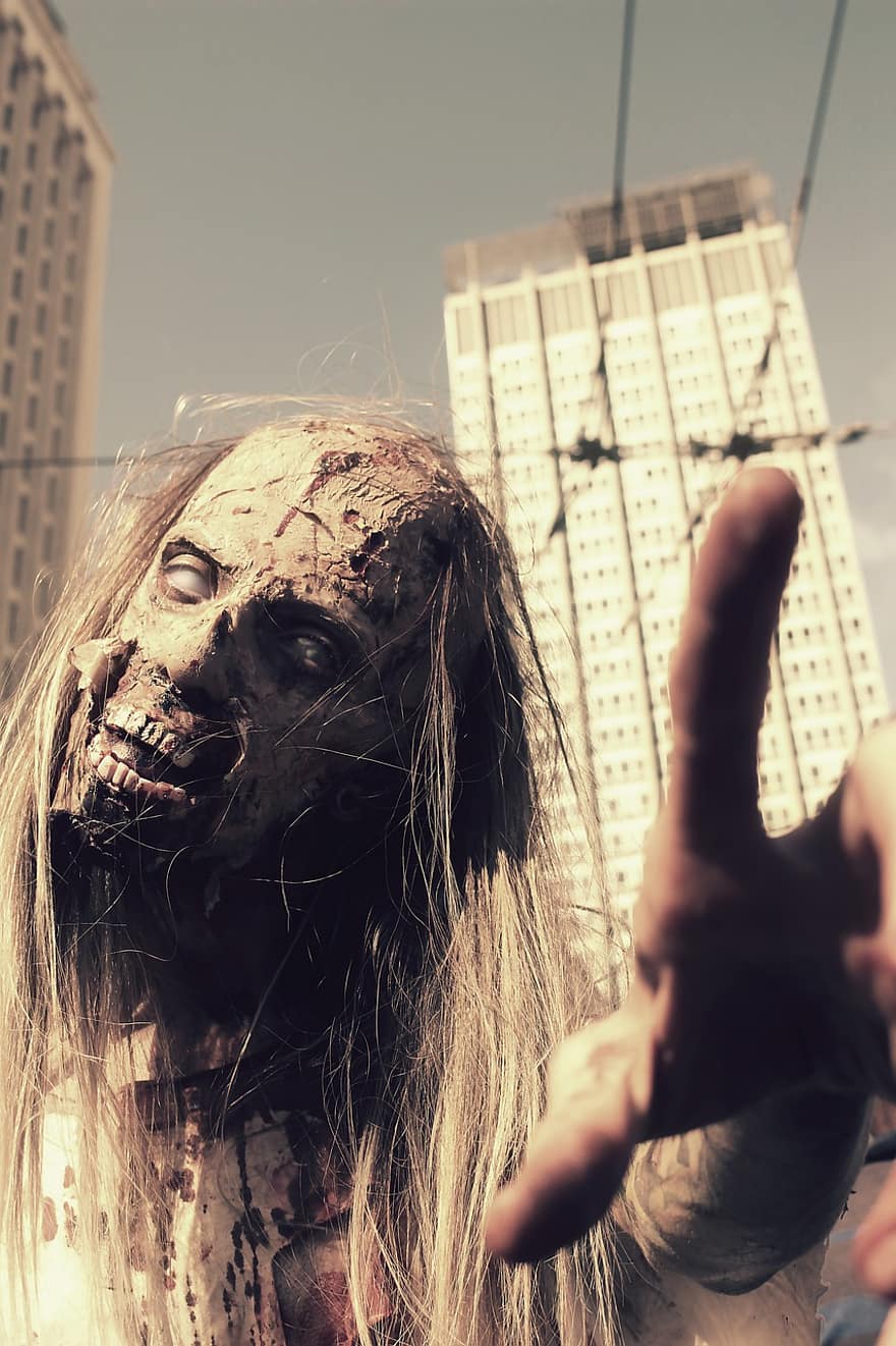 zombie, pauroso, la morte, orrore, gli zombi, mostro, sfondo, Halloween, Morte, no, non morti