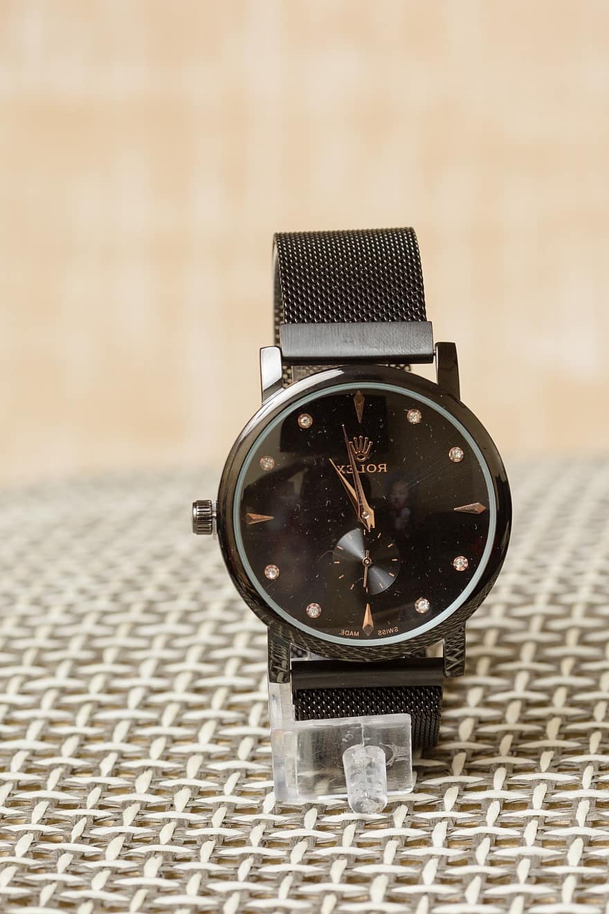 zegarek na rękę, zegarek, czas, rolex, godziny, minuty, czasomierz, akcesorium, moda, projektant