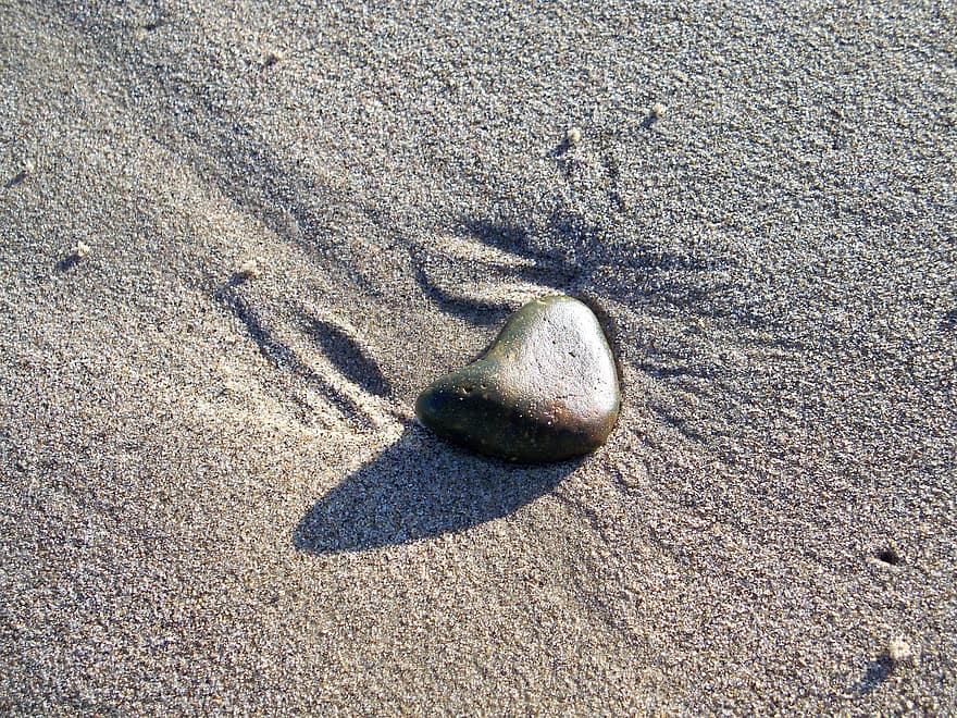 песок, пляж, природа, тропический, берег, береговая линия, Приморский, камень