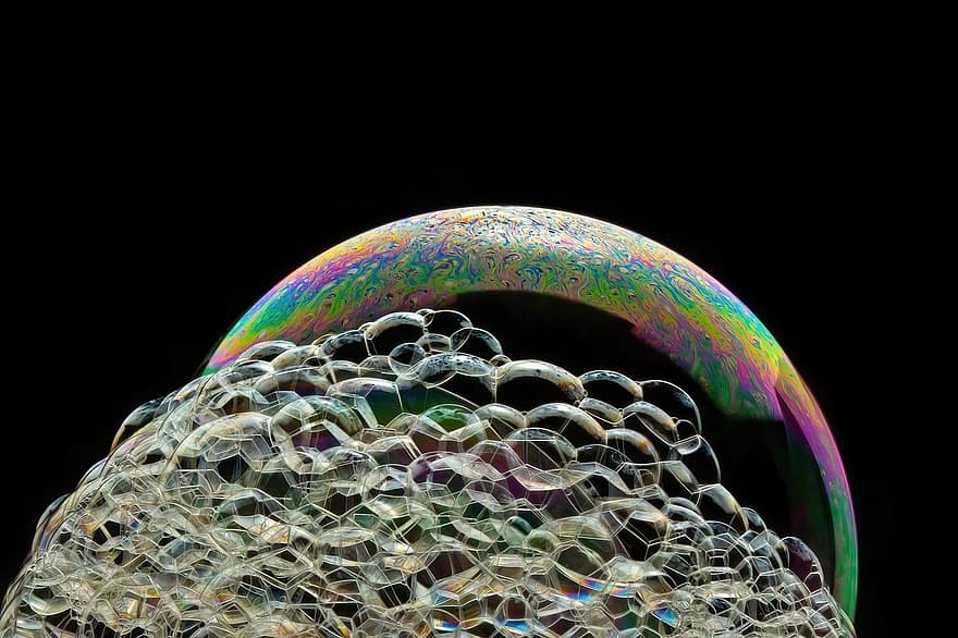 Soap Bubbles, Multicolored, Foam, Lightness, Fragility, Iridescent, Soapy Water, Refraction Of Light, Game, multi colored, bubble