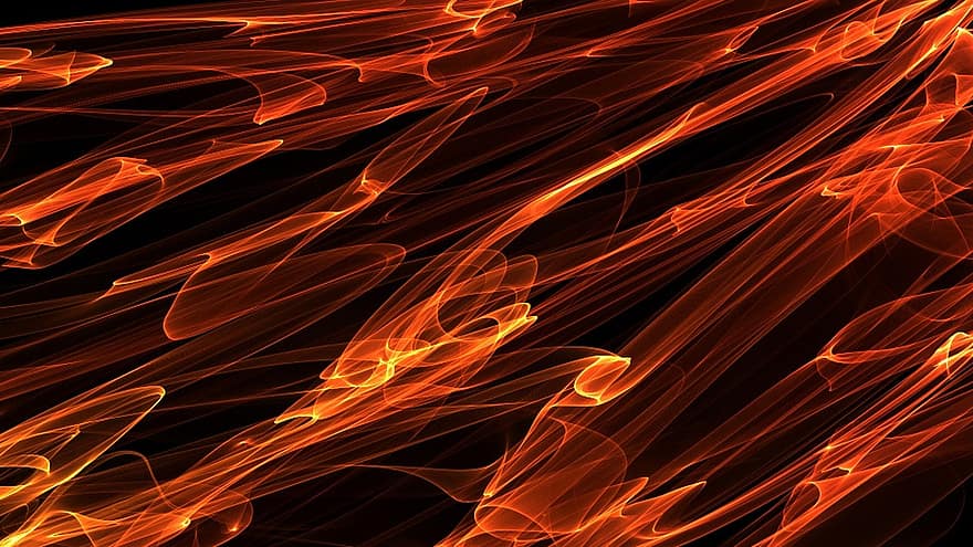 Fire, Cool, Orange, Flames, Background