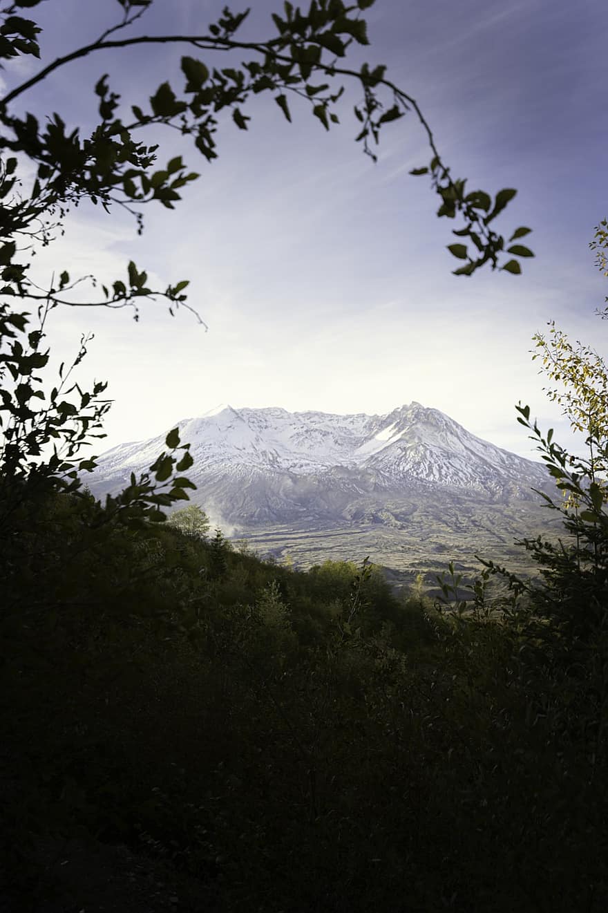 Mountain, Mount Saint Helens, Nature, Scenery, Landscape, Volcano, Washington State