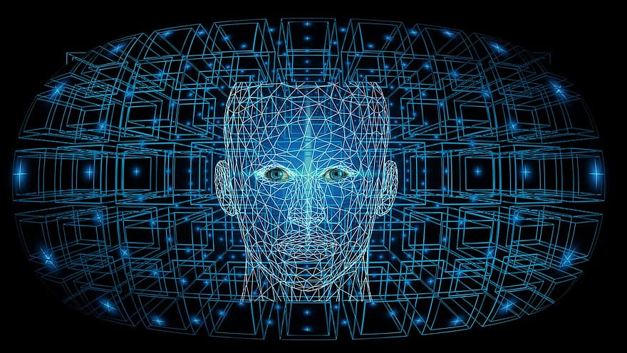 인공 지능, 블록 사슬, 뇌, 생각한다, 제어, 컴퓨터 과학, 과학 기술, 개발자, 남자, 지적인, 통제 된