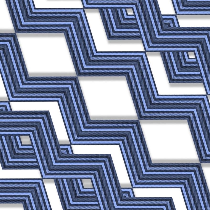 geometrisch, Stoff, Textur, diagonal, Design, Muster, dekorativ, Chevrons, Winkel, Blau, grau