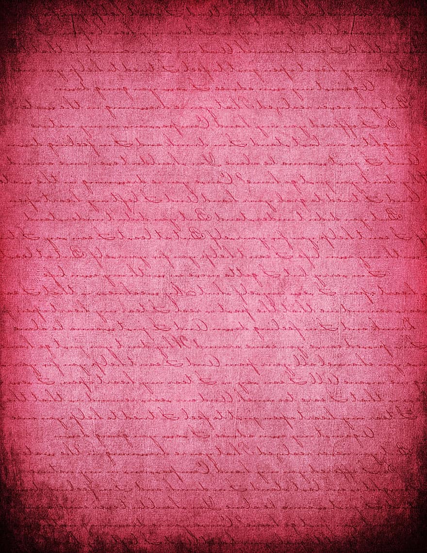 escrita, papel, fundo, vermelho cereja, grunge, vintage, textura, papel de parede, decorativo, pano de fundo, desenhar