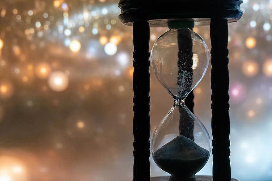 Hourglass, Bokeh, Time, Device, Tool, Historical, Timepiece