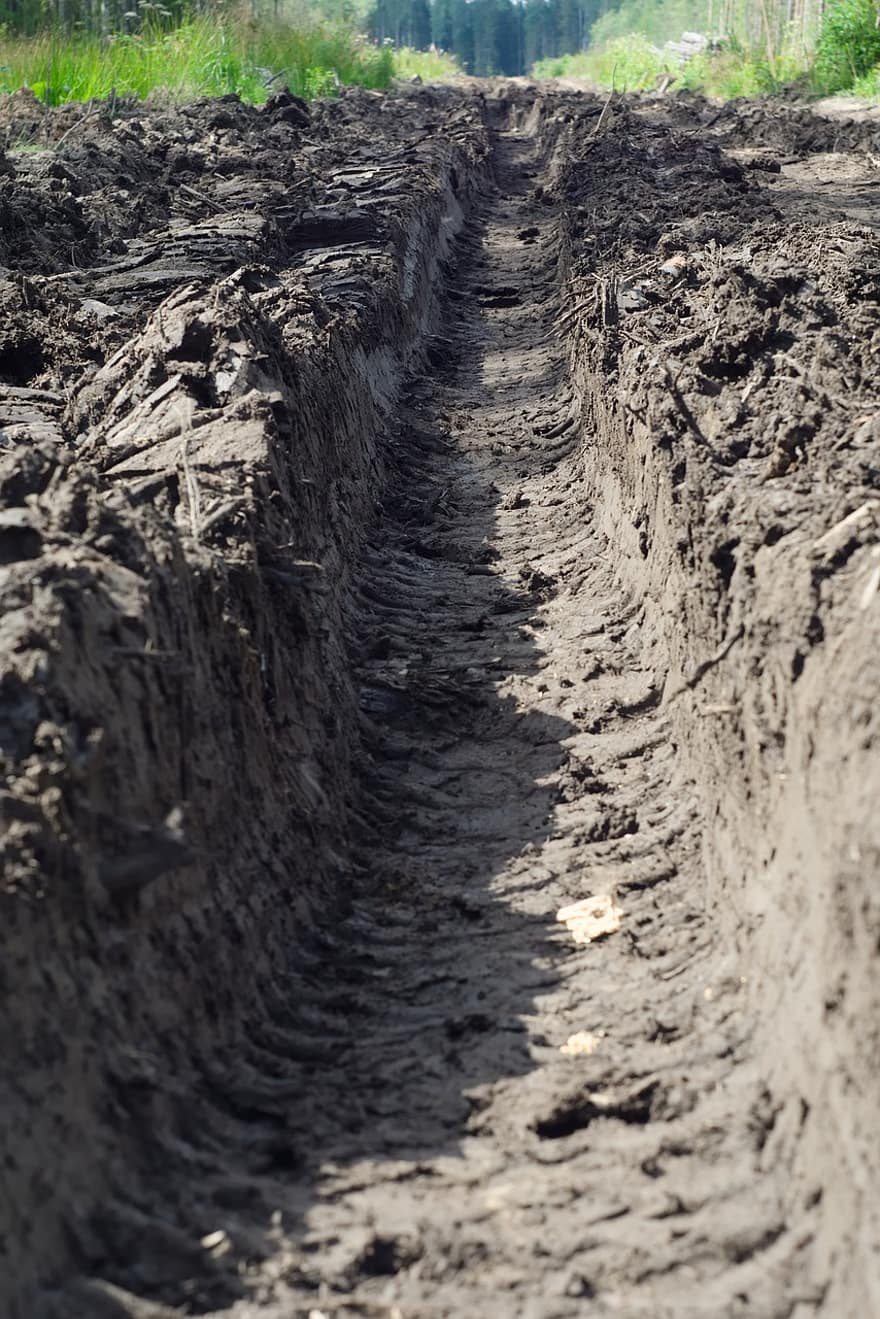 Road, Track, Soil, Dirt