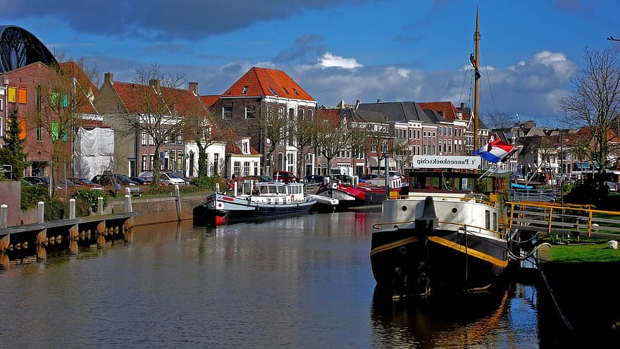 Town, Travel, Tourism, Europe, nautical vessel, water, canal, famous place, architecture, travel destinations, cultures