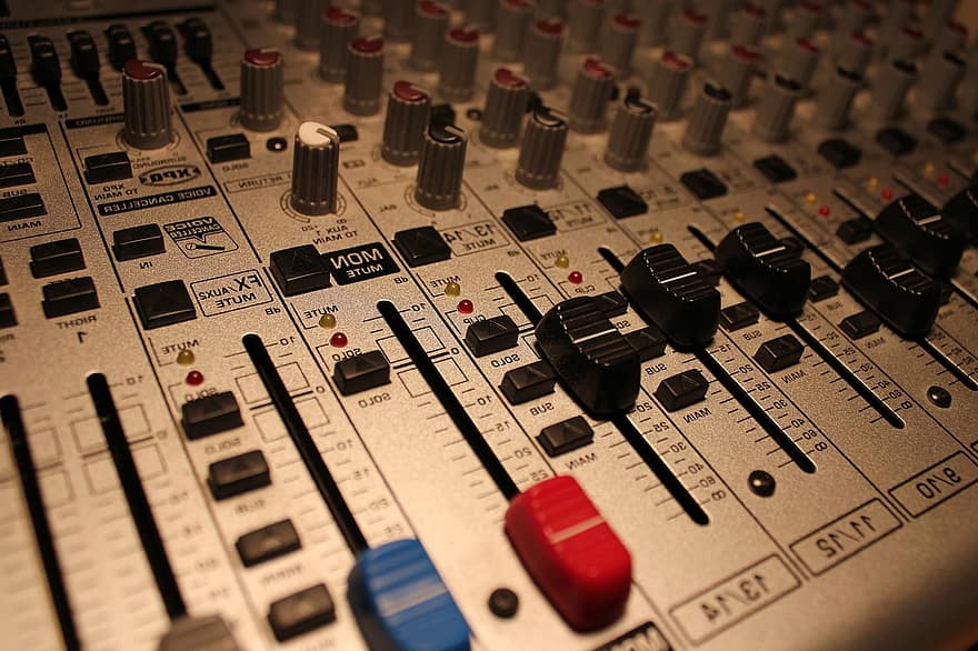 Studio de inregistrari, consola de înregistrare, mixer, studio, muzică