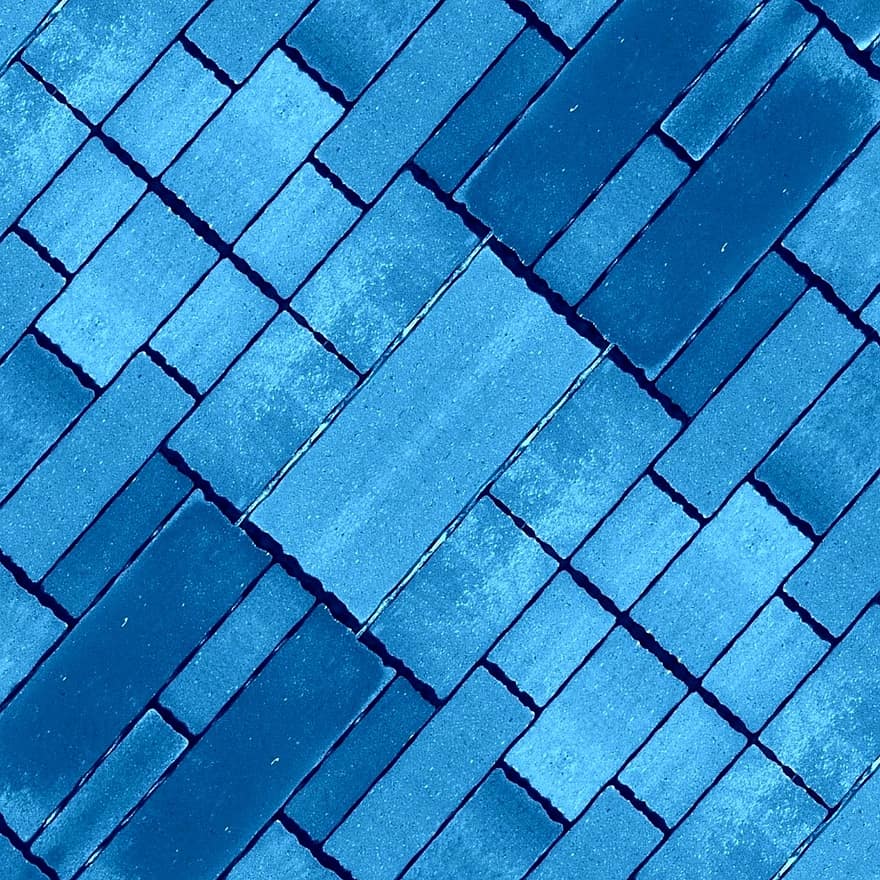 blu, pietra, finitrici, blocchi, mattone, diagonale, forme, roccia, struttura, geometrico, luminosa