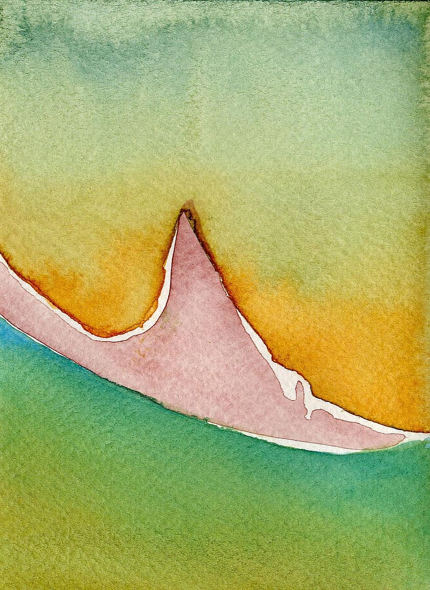 Watercolor Painting, Abstract Art, Art, Artwork, Landscape Painting