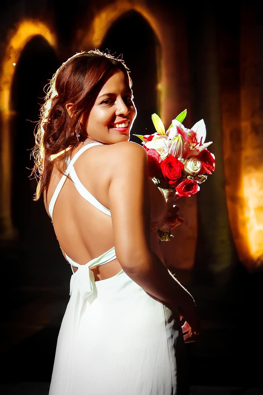 düğün, sömürge bölgesi, Santo Domingo, Aşk, damatların, evlilik, taahhüt, Dominik Cumhuriyeti, fotoğraf çekimi, duvak, romantico