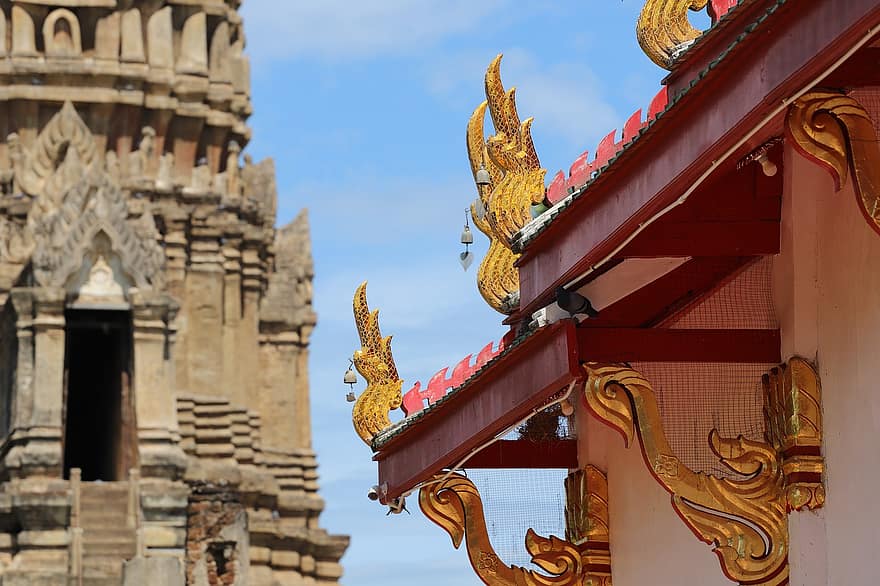 Kuil, perjalanan, pariwisata, sukhothai, Thailand