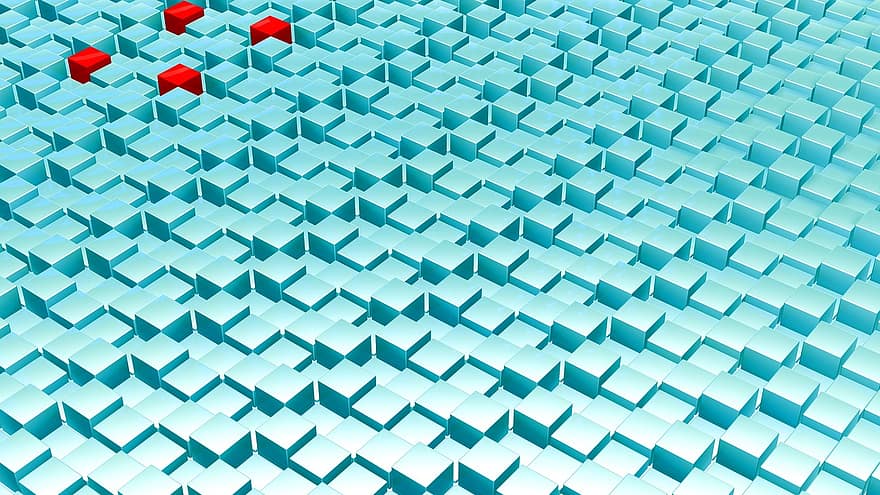 kotak, Latar Belakang, putih, merah, bentuk geometris