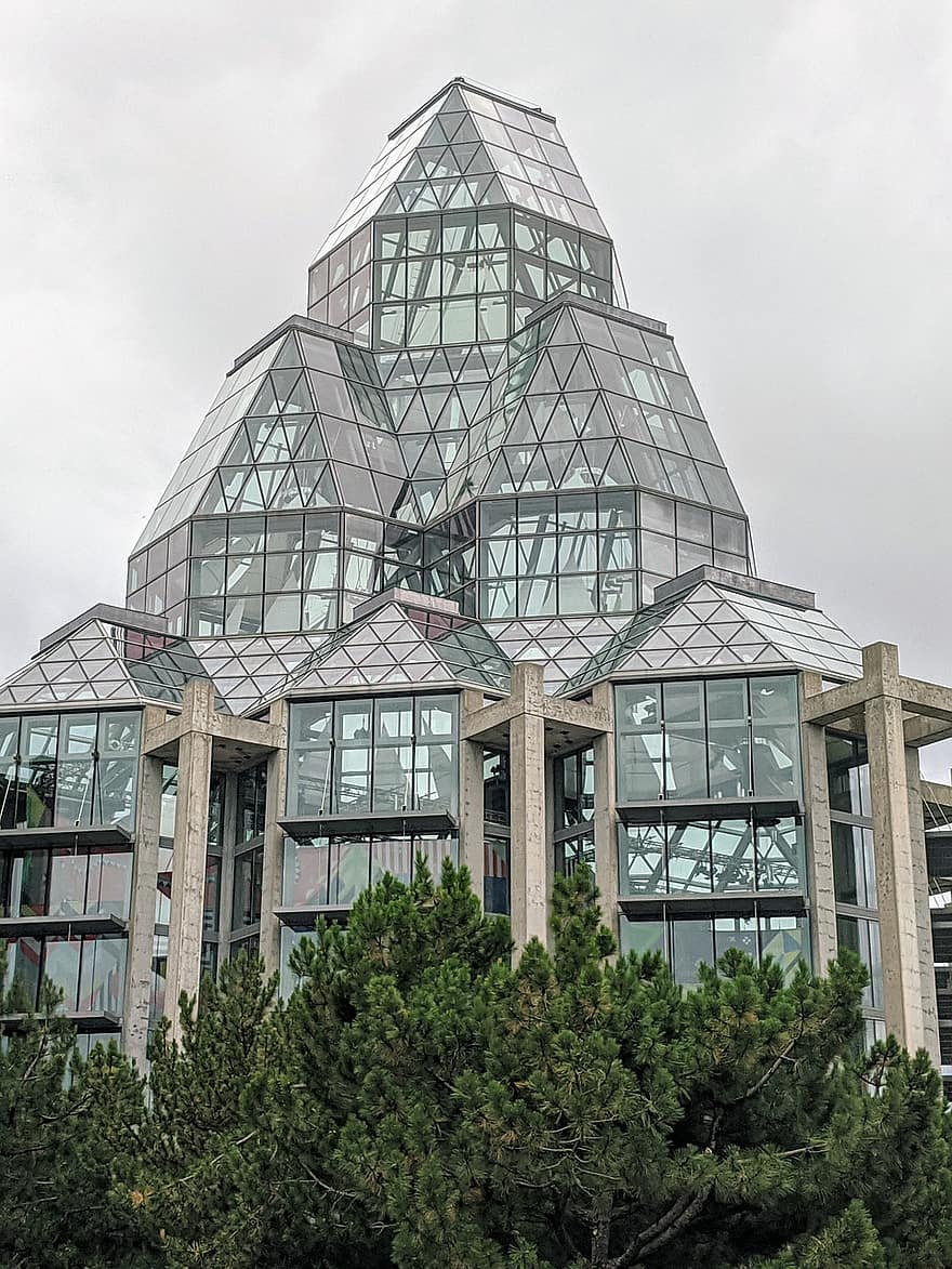 construção, galeria, ottawa, Canadá, arquitetura, vidro, moderno