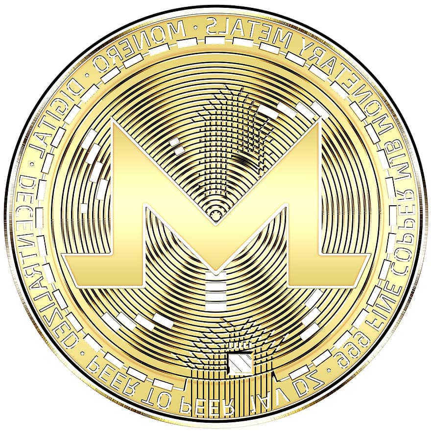 métal, monero, crypto-monnaie, numérique, Bitcoin