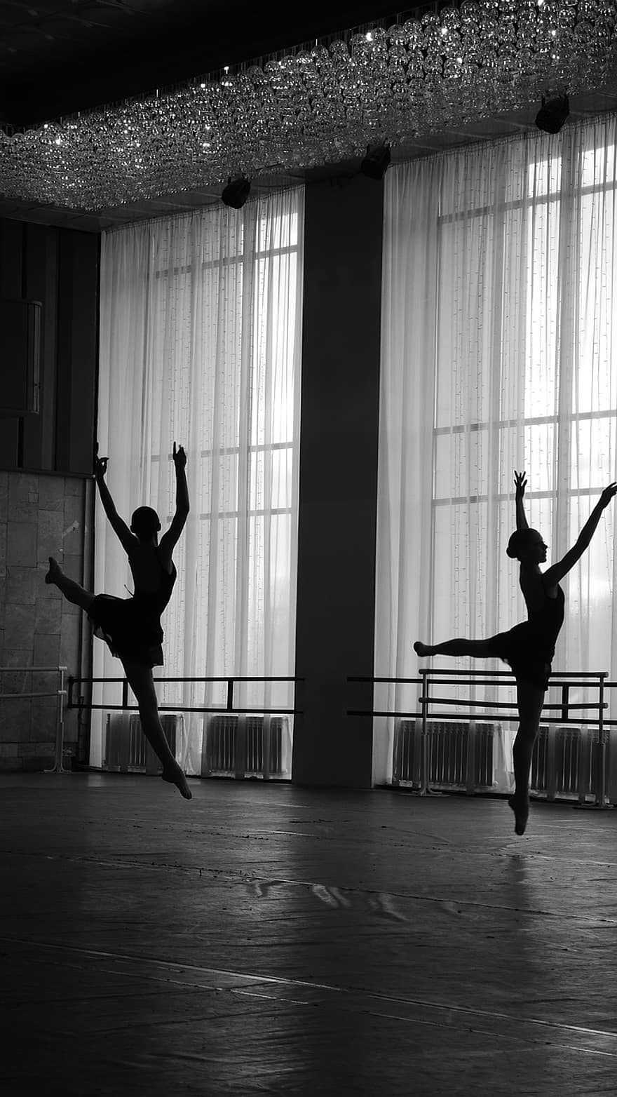 ballet, ballerines, dansant, danseurs, studio de ballet, jeune femme, danseurs de ballets, danseuse de ballet, Danseur, interprète, performance