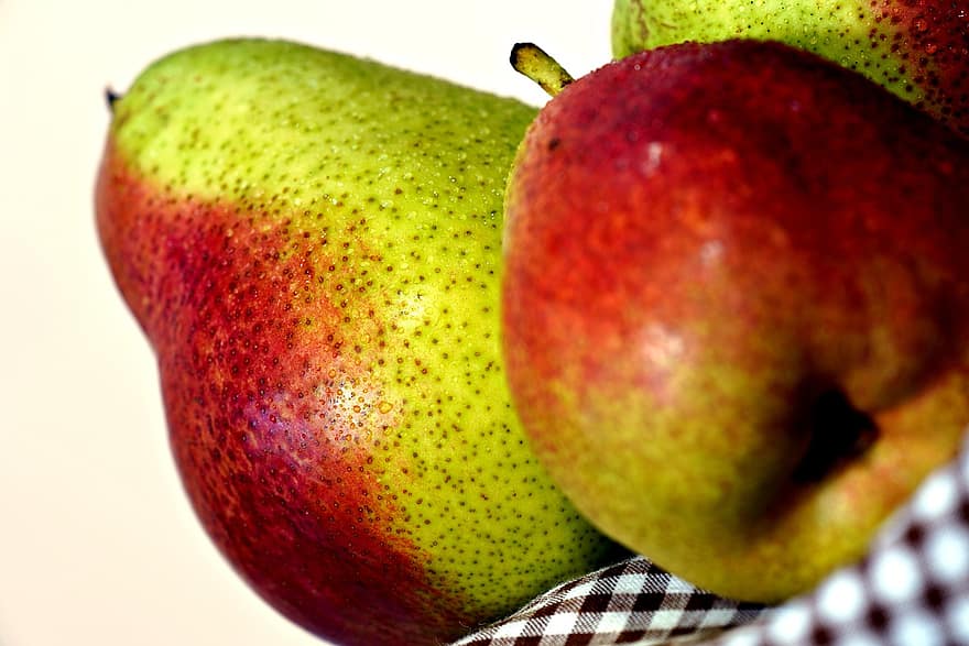 päron, frukt, mat, Pocherat päron, färsk mat, producera, hälsosam, friskhet, äta nyttigt, närbild, mogen