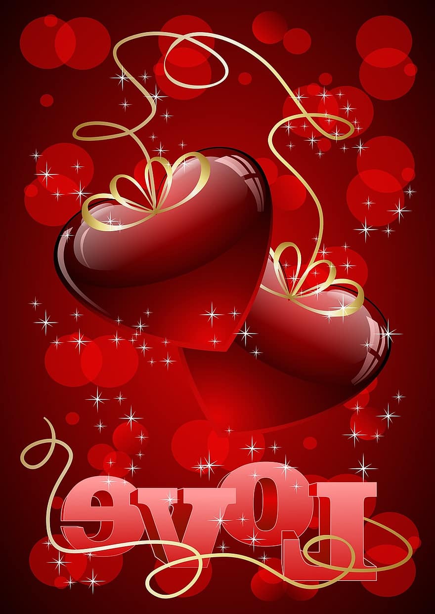 šventė, sveikinimas, meilė, romantika, širdis, simbolis, raudona, šviesus, priėmimo, požiūris, Valentino