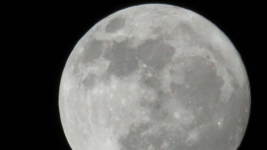 місяць, місяця, ніч, місячне світло, астрономія, кратери, повний місяць, нічне небо