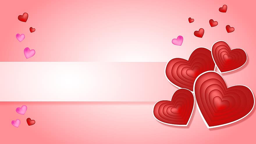 achtergrond, Valentijnsdag, liefde, Valentijn, hart-, dag, rood, romance, kaart, vakantie, viering
