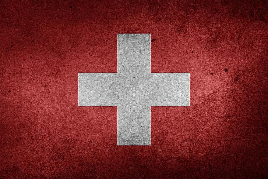 флаг, Швейцария, Европа, национален флаг
