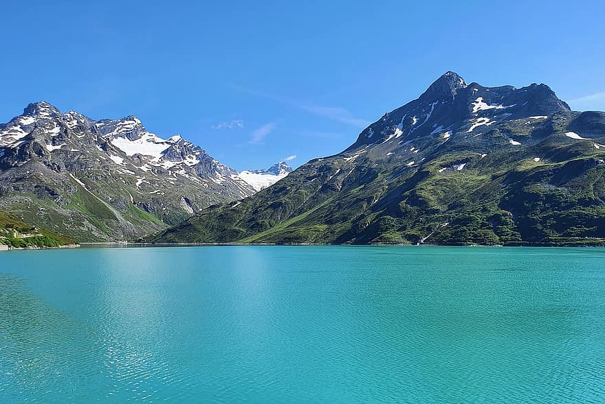 Silvretta, Vorarlberg, Montafon, Austria, Bielerhöhe, depósito, agua