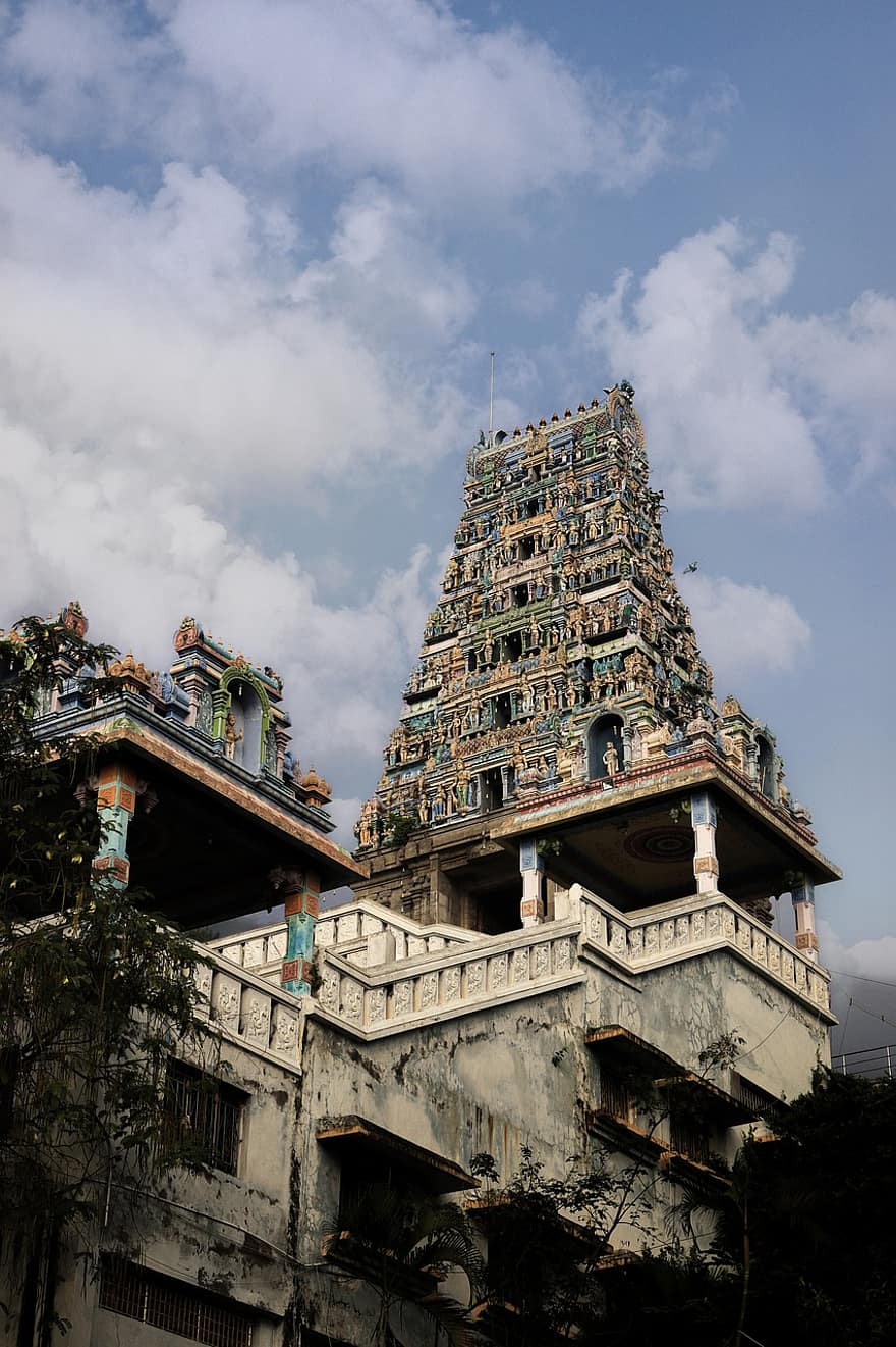 tempel, Indië, tamilnadu, Murugan, maruthamalai, coimbatore, tamil