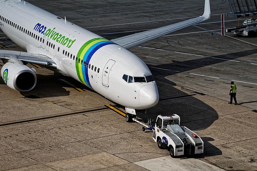 Transavia, boeing 737, fly, lufthavn, luftfart