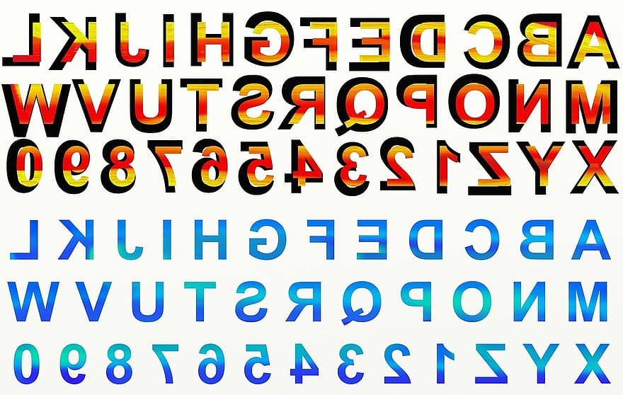 Alphabet, Text, Type, Typography, Typographic, Letters, Set, Collection