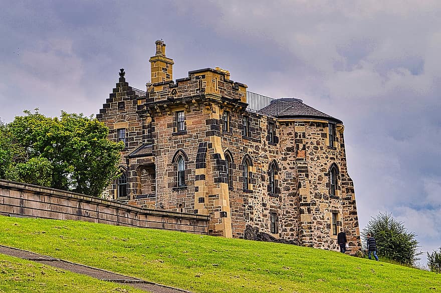 Observasjonshus, Gotisk tårn, calton hill, arkitektur, edinburgh, Skottland