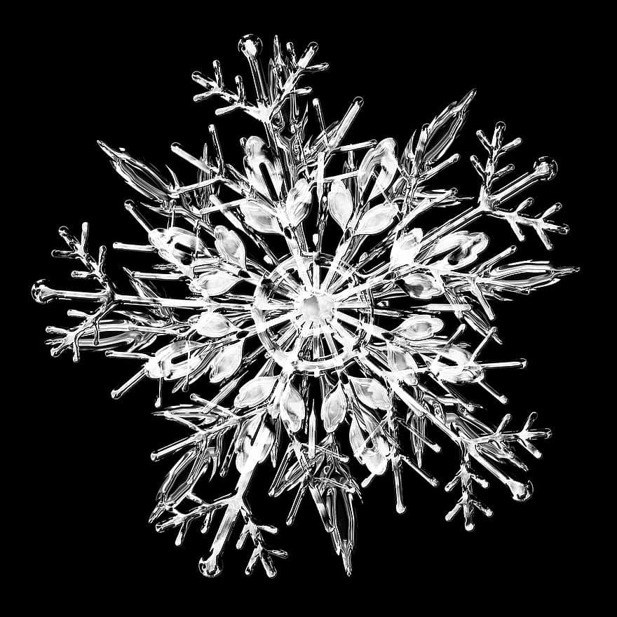 Kristall, Eis Kristall, Eis, bilden, Frost, Stoff, Gitter, Glas, kann sich beziehen auf, kalt, Kristallbildung