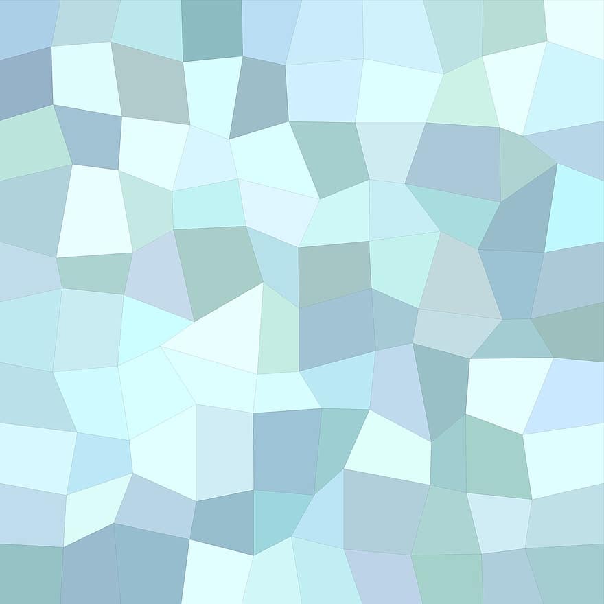 Light, White, Pale, Cyan, Light Blue, Background, Polygonal, Mosaic, Pattern, Colored, Irregular