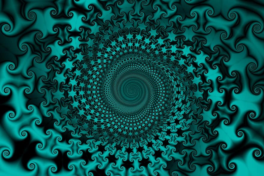 spiralformet, abstrakt, mønster, baggrund, design, dekoration, eddy