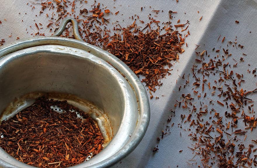 filtru de ceai, Ceaiul Red Bush, tradiţional, Frunze libere, Muslină albă