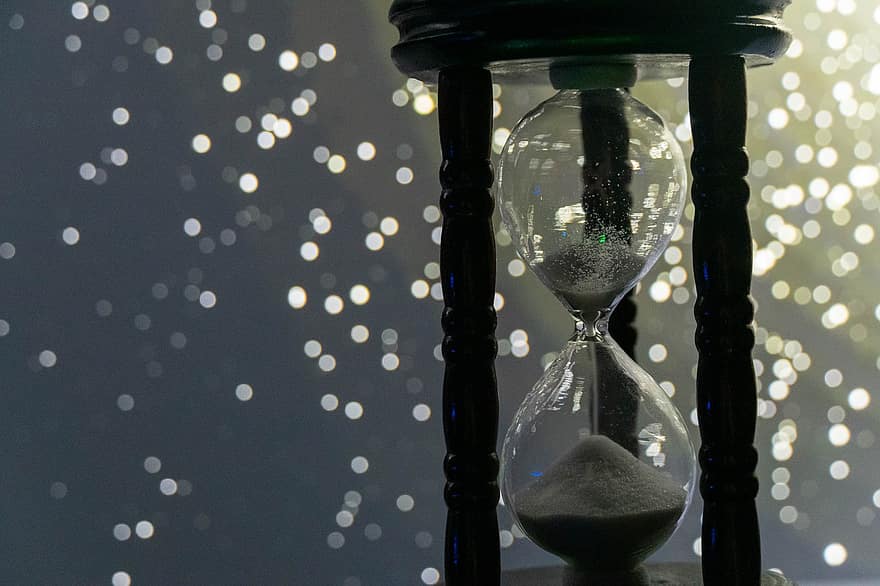hourglass, bokeh, समय, युक्ति, साधन, ऐतिहासिक, घड़ी, रेत, क्लोज़ अप, उलटी गिनती, कांच