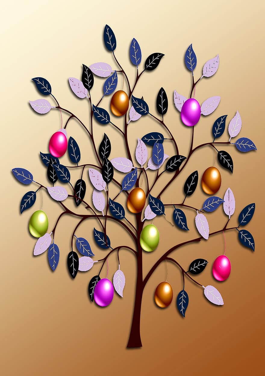 Pasqua, ou, ous de Pasqua, de colors, primavera, decoracions de pasqua, colorit, decoració, tema de pasqua, salutacions de pasqua, tradició