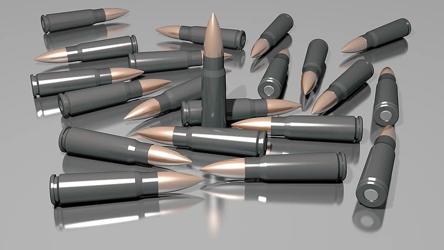Ammo, Bullet, Army, Weapon, Ak-47, Rifle, Weapons, War, Bullets