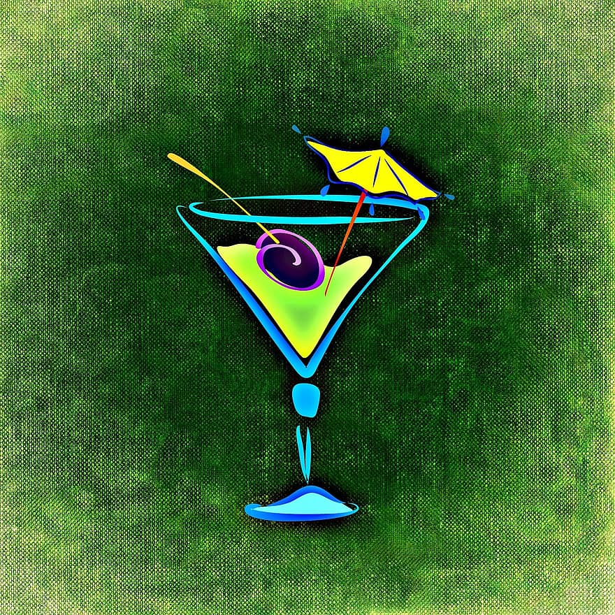 cocktail, zomer, drinken, vakanties, verfrissing