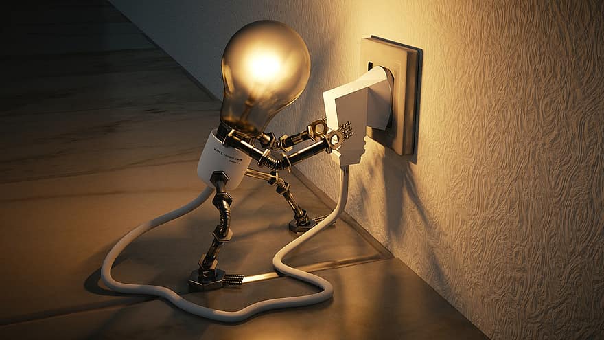 лампочка, идея, частный предприниматель, падение, просветление, творческий подход, разъем, свет, энергетическая революция, энергия, электричество