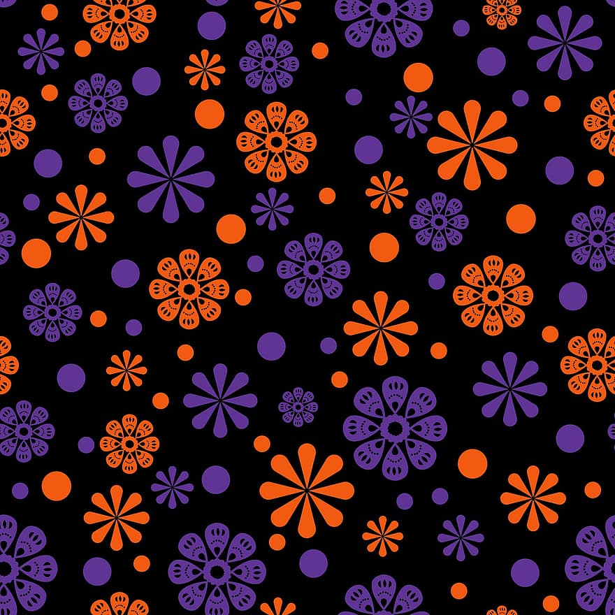 latar belakang ungu, latar belakang bunga, pola mulus, Latar Belakang