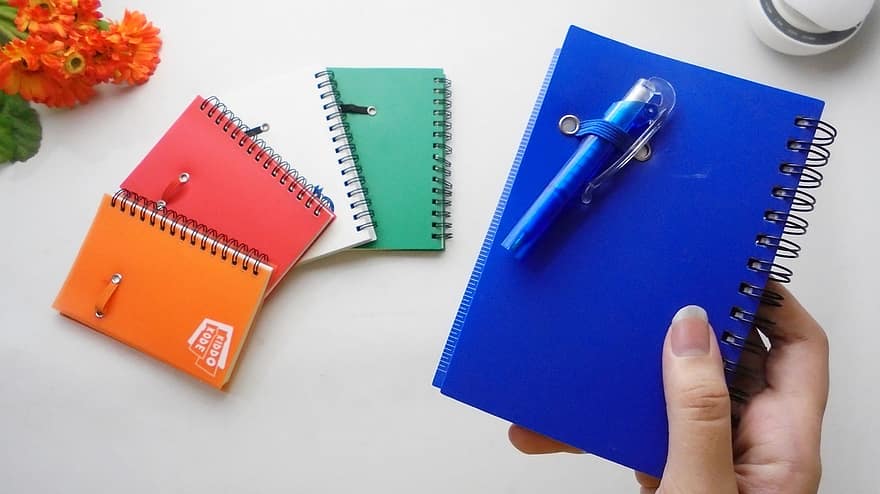 caderno, Nota, caneta, memorando, Mini Notebook, bloco de anotações, lembrança