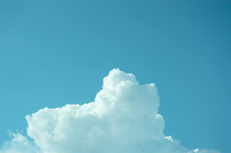 wolken, hemel, atmosfeer, cloudscape, blauwe lucht, witte wolken, stapelwolken, bewolkt, pluizig, dag