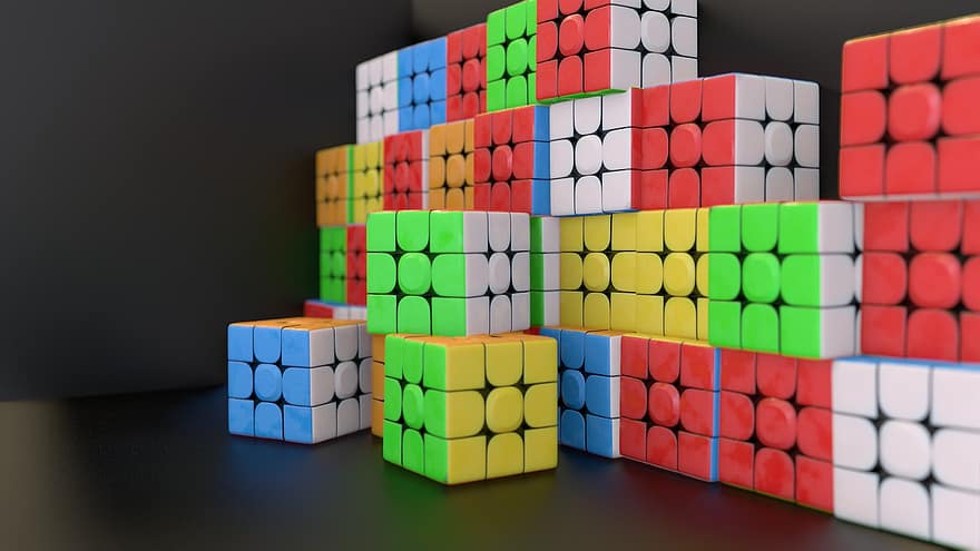 игрушка, головоломка, Кубик Рубика, куб, решать, игра